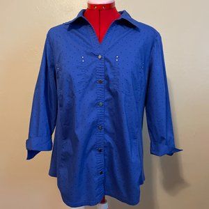 Croft& Barrow Button-Up Top